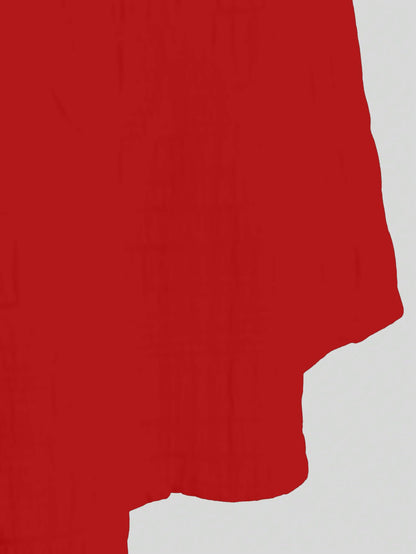 Girl's Fit And Flare Solid Summer Beach Square Neck Puff Sleeve Cut Out Waist Mini Dress